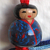 puce kimono